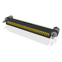 Amphenol Socapex MHDAS2F060YDE50 Connectors Micro HDAS 60 female straight pc tail contacts60 position socket1.27 mm 2 row straight