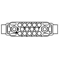 AMP Connectors - TE Connectivity 131425-3 Heavy Duty Power Connectors 14 P Grounding Conn Kit
