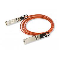 Coherent FCBG414QD3C50 Fiber Optic Cable Assemblies 4x14G, full-duplex, QSFP cable ends, electrical limiting interface, RoHS, multimode, 0/70C operation, 850nm VCSEL array, PIN array, round riser/LSZH cable, 50m length, Gen3