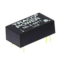 TRACO Power TEL 2-1210 Isolated 2W DC/DC Converter isolated, regulated in a PCB Mount Plastic Case