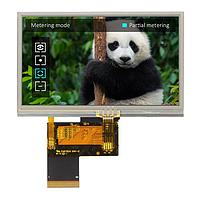 Newhaven Display NHD-4.3-480272EF-ASXP-T IPS TFT LED Displays 4.3 Inch IPS TFT w/Resistive Touch