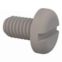 Essentra Components 50M035060N006 Pan Slotted Pan Slotted Screw, M3.5 X .6 Thread, 6mm Lg