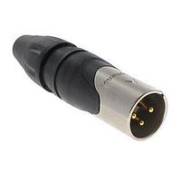 Amphenol Audio AX3M-AU Cable Connectors XLR 3 PIN METAL PLUG STRAIGHT CORD