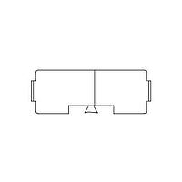 Amphenol FCI HM1F44FDP000H6PLF Receptacles 4X48 RA RECEPTACLE PRESS FIT