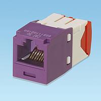 Panduit CJ5E88TGVL Modular Mini-Com Mod Cat 5e UTP 8 pos 8 wi