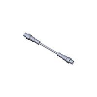 Amphenol LTW M12A04ML-12AML-PD001 Sensor Cables / Actuator Cables Circular Metric Connector MPronto-12 (M12 Push Pull), A Code, Metal, 4A, 04 pins, Male Connector, Male Contact, Straight-to-Straight, Overmolded Double Ended, Length 1000mm, IP68 Mated