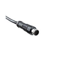 Amphenol LTW M12A-12BMMM-PL8B01 Sensor Cables / Actuator Cables Circular Metric Connector MPronto-12 (M12 Push Pull), A Code, Metal, 1.5A, 12 pins, Male Connector, Male Contact, Straight, Overmolded, Length 1000mm, IP68 Mated