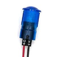 Dialight 654-1404-103F Indicators 0.5in FLT SNAP BL 24VDC W/LEADS
