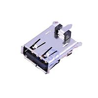 JST Commercial UBAS-4R-D14D-4D(LF)(SN) USB Connectors UB TYPE A SOCKET
