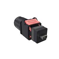 Amphenol NDHN3G7 Rectangular MIL Spec Connectors Rectangular Push Pull ix IP67  Plug, NDH, Plug Kit, A Key, 26-28 AWG IDC, 30u" Pd Ni with Gold flash