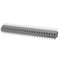 Same Sky (formerly CUI Devices) TBL005A-500-23GY-2WT Fixed Terminal Blocks Terminal block, screwless, 5.00, 45, 23, Gray w White Button