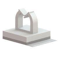 Essentra Components MWSEB-5-19A-RT Clip, Wire Saddle Micro Wire Saddle,Adh Mnt,Natural
