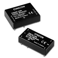 Cincon FM20-100 Power Line Filters Filter Module, PCB Mount, 75VDC max. Input,  20A