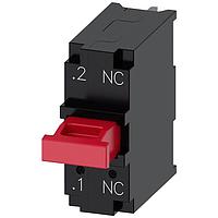 SIEMENS 3SU14003AA105CA0 1 NC CONTACT MODULE 1NC