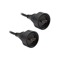 Bulgin PX0868/3M00 HDMI Cables Overmoulded HDMI Cable PX0868 Series HDMI Sealed Plug to Sealed HDMI Plug 3m Cable