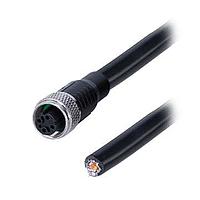 Same Sky (formerly CUI Devices) CDM1272-04D-01FST-05M-67 Sensor Cables / Actuator Cables Straight,Shielded,D-Code 4PIN ,Screw Copper alloy,PUR  0.5M