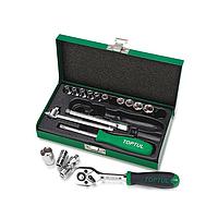TOPTUL GCAD1702 Socket Set (17 PCS, 1/4")