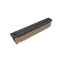 Amphenol FCI SFW22S-2STE1LF Connectors 1.00mm Flex Connector, SFW Straight series, 22 Position, Top Entry Surface Mount, ZIF