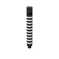 Banner Engineering TL50C10AOSKQ Tower Lights TL50 Pro Tower Light with IO-Link Sealed Omnidirectional Audible, Compact Black Housing: 10 Lighted Segments; Voltage: 18-30 V dc; Environmental Rating: IP67; Colors: Multicolor; 4-pin M12 Integral QD