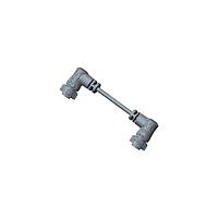 Amphenol LTW AB-DC05FR-DCFR-QE002 Sensor Cables / Actuator Cables X-Lok, Large Size, Plastic, 20A, 05 pins, Female Connector, Female Contact, Right Angle-to-Right Angle, Push Lock, Overmolded Double Ended, Length 2000mm, IP68