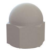 Essentra Components 0501024LCN Locking Cap Locking Cap Nut, #10-24 Thread, .400 Height
