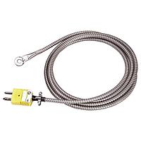 OMEGA WTE-HD-72-S Heavy Duty Bolt-On Thermocouple with SS Washer Housing & Armor Cable (Thermocouple Type E, 510 °C)