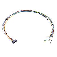 Harwin M80-MC21068MA-0450L Single Ended 5+5P Male DIL 24AWG Reverse Fix
