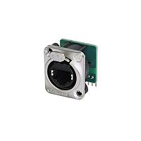 NEUTRIK NE8FDH-M-Gb Connectors Cat 5 D series - PCBH- integrated 1Gb magnetics