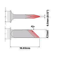 Thermaltronics K80DS045 Soldering Tip