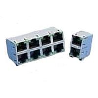 Amphenol Commercial Products RJSAE-5380-02 Stacked MOD CONNECTOR