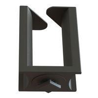 Essentra Components OFRB-1BK Cable Mounting & Accessories Optical Fiber Rack Bracket,Black