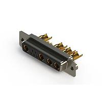 EDAC 628-9W4-622-4T2 Mixed Contact D-Sub Connectors Vertical Combo Dsub