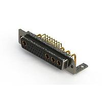 EDAC 630-36W4240-1TC Mixed Contact D-Sub Connectors Right-angle Power Combo D-Sub Connector