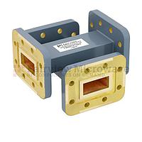 Fairview FMWCP1062 50 dB WR-90 Waveguide Crossguide Coupler With CPR-90G Grooved Flange from 8.2 GHz to 12.4 GHz