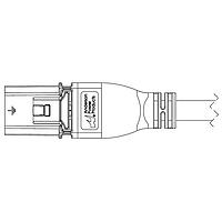 Anderson Power Products 2041KZ3-BK DC Power Cords SDG T-LATCH PLUG, SING END, 3M, 1.5mm2, H05VVF RATING: 16A, 400V