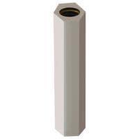 Essentra Components HSM3-6.4-32-1 Hex Standoff,Thrd Fem/Fem,Wht,32MM Spc