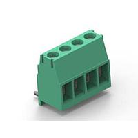 AMP Connectors - TE Connectivity 284414-4 Fixed Terminal Blocks HDR 4 POS R/A .137