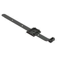 Essentra Components UMS-32-45 Cable Mounting & Accessories Strap,Adj,Screw Mnt,Blk,2 in Max Hold