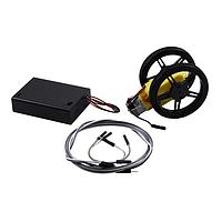 BusBoard Prototype Systems M1W2-KIT AC, DC & Servo Motors DC Motor (M1W2), 10cm and 100cm Male-to-Female ZipWires, Battery Box with Switch (PW-3AA)