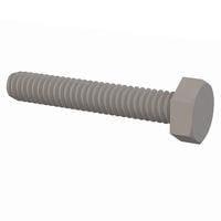 Essentra Components 0325020150XM225 Hex Hex Bolt, 1/4-20 Thread, 1 1/2 Lg