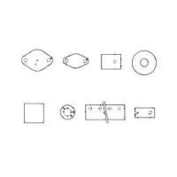 Wakefield Thermal 175-6-280P Thermal Pad Greaseless Conductive Kapton Reinforced Insulators for TO-220, 0.006", Grey