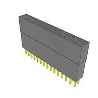 Samtec ESQ-115-44-G-D Sockets Elevated Socket Strip, 0.100" Pitch