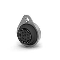 AMP Connectors - TE Connectivity 750340-2 Connectors 8P SHLD PNL MNT SRW
