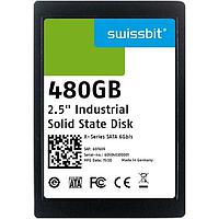 Swissbit SFSA480GQ2AK4TB-C-EB-21G-STD Solid State Drives - SSD Industrial SATA SSD 2.5", X-75 P, 480 GB, 3D TLC Flash, 0C to +70C