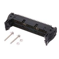 Omron Electronics XG4A-5079-A Flat Cable Connectors 2Tier RA Plug 50x2P Long Lock 2Polarize
