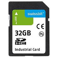 Swissbit SFSD032GL1AS1TO-I-NG-221-STD SD Cards Industrial SD Card, S-600, 32 GB, SLC Flash, -40C to +85C