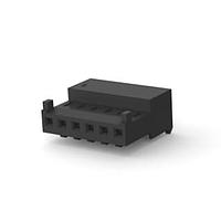 AMP Connectors - TE Connectivity 3-644083-6 Receptacle Housing 06P MTA100 CONN ASSY POL TAB