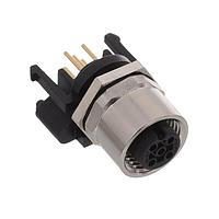 Amphenol CONEC 43-01173 M12 Female Socket 5P PCB SOLDER 10MM M12 BACK MNT SCKT