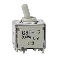 NKK Switches G3T12AP Ultra miniature process sealed SMT toggles SPDT ON NONE ON