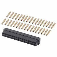 Harwin M80-8443445 Wire Housings Cable Conn Kit,34P Fmale,Db Rw,24-28AWG